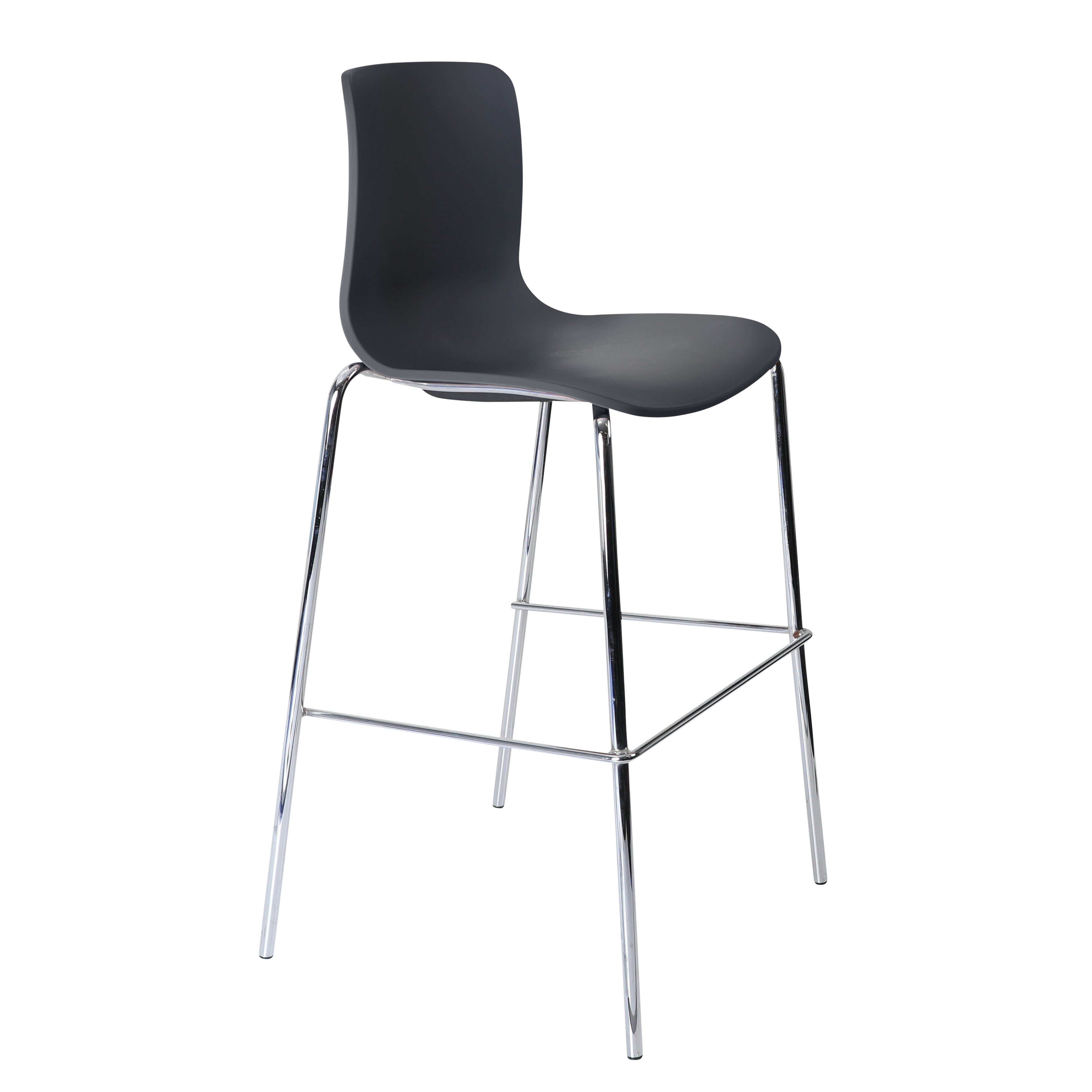 Acti Stool (Charcoal / 4-leg High Barstool)